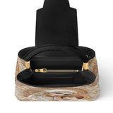 Catholight  Heavenly Grace In Radiant Splendor Leather Satchel Bag