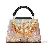 Catholight Dove of Peace Leather Satchel Bag