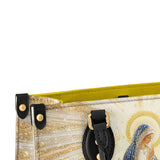 Catholight  Our Lady of Light Leather Handbag - Divine Grace in Every Detail