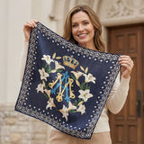 Catholight Heavenly Devotion: Sacred Symbol Square Scarf Set