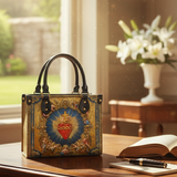 Catholight  Sacred Heart of Divine Love Leather Bag