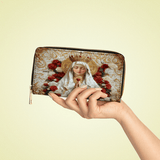 Catholight Lady of Fatima Elegance - Leather Wallet Purse