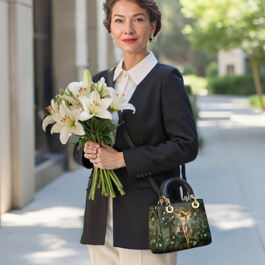 Catholight The Cross of Redemption Lady Leather Bag