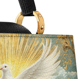 Catholight Grace of the Holy Spirit Leather Satchel Bag