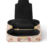Catholight Roses of the Rosary Leather Satchel Bag