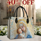 Ledertasche „Göttliche Anmut und Gelassenheit“