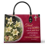 Catholight Sac en cuir Lilies of Faith