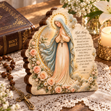 Catholight Wooden Faith Block - Holy Mary Mother of God