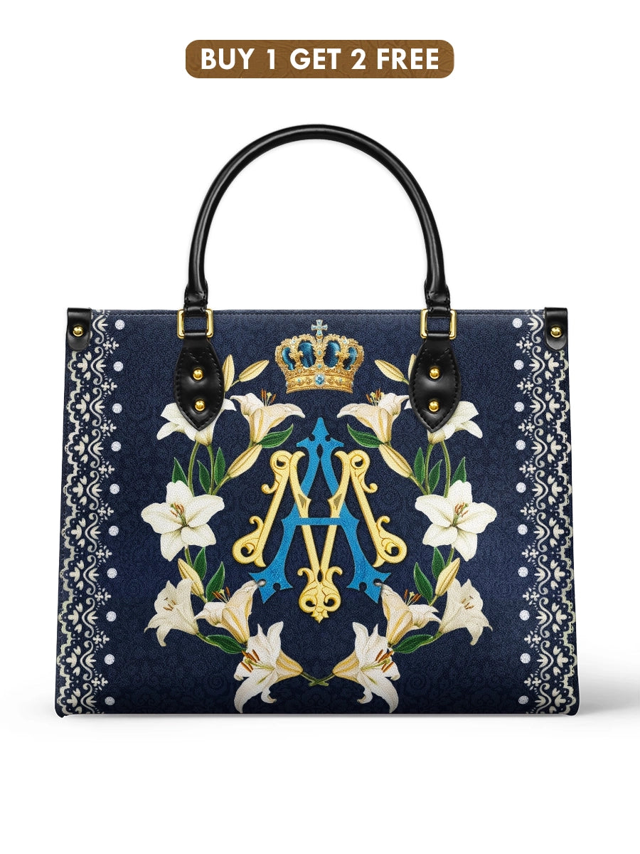 Catholight  Crown Of Grace Leather Bag