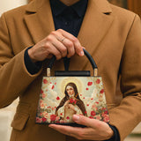 Catholight Little Flower Elegance Leather Satchel Bag