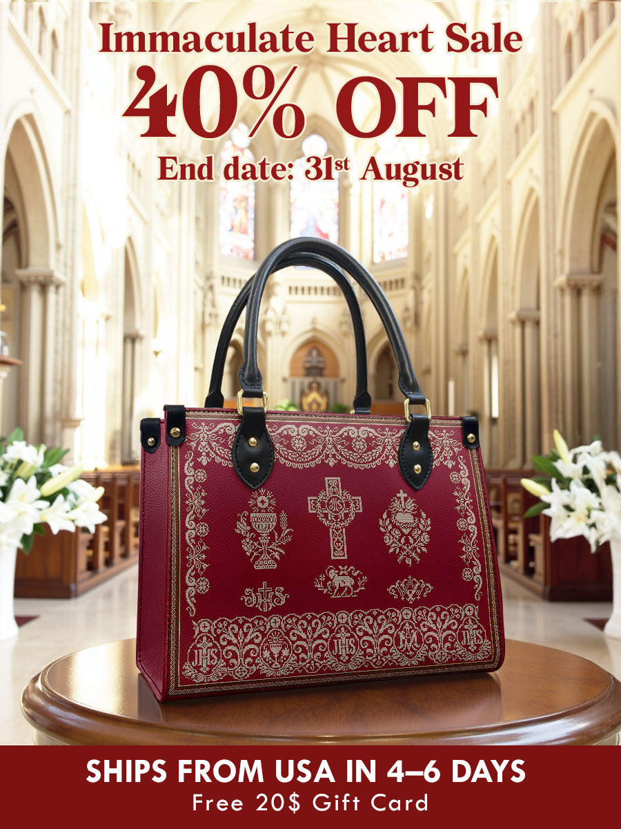 Catholight  Liturgical Elegance Leather Bag