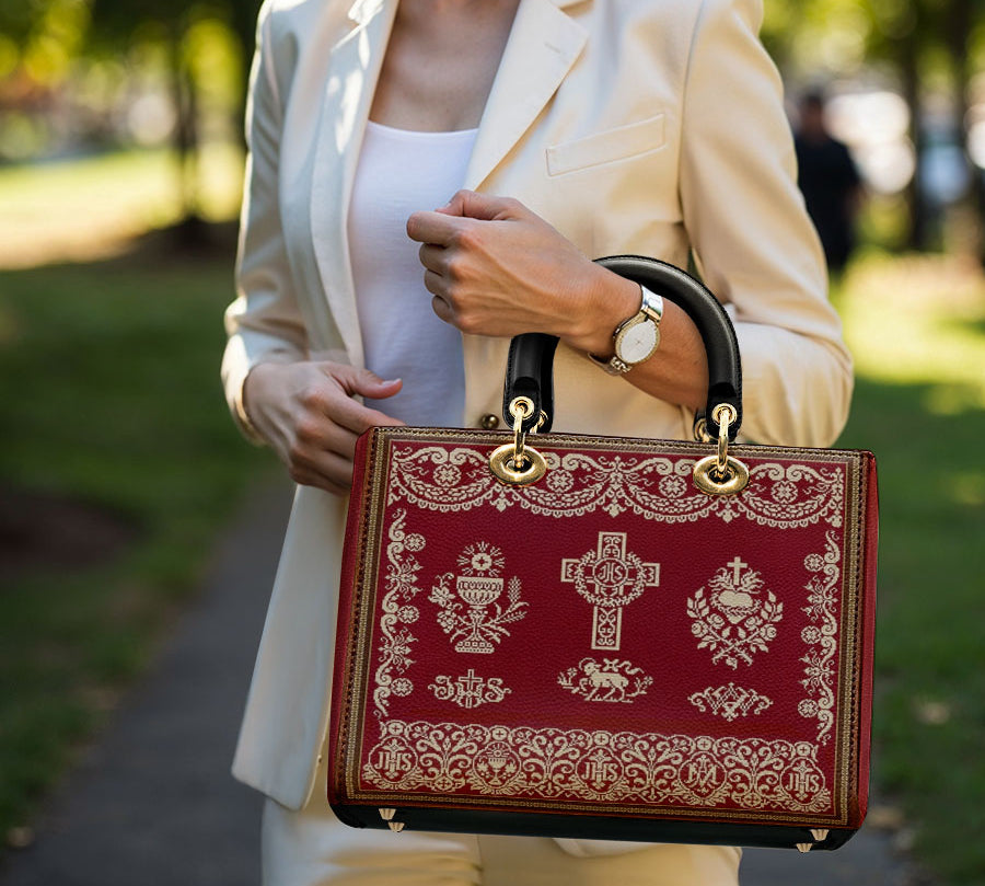 Catholight Liturgical Elegance Lady Leather Bag