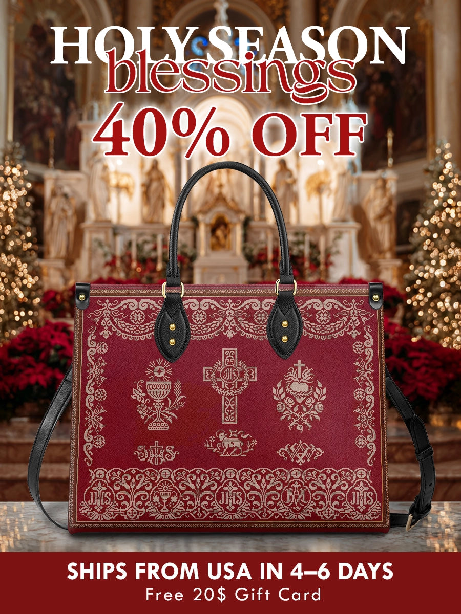 Catholight  Liturgical Elegance Leather Bag