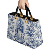 Catholight Sacred Serenity Virgin Mary Lady Leather Bag