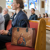 Catholight Sacred Heart of Christ Leather Bag