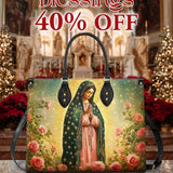 Catholight  Roses of Guadalupe Leather Bag