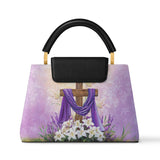 Catholight Faithful Bloom Leather Satchel Bag