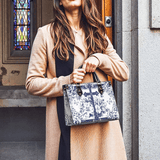 Catholight  The Cross Amidst Blooming Faith Leather Bag