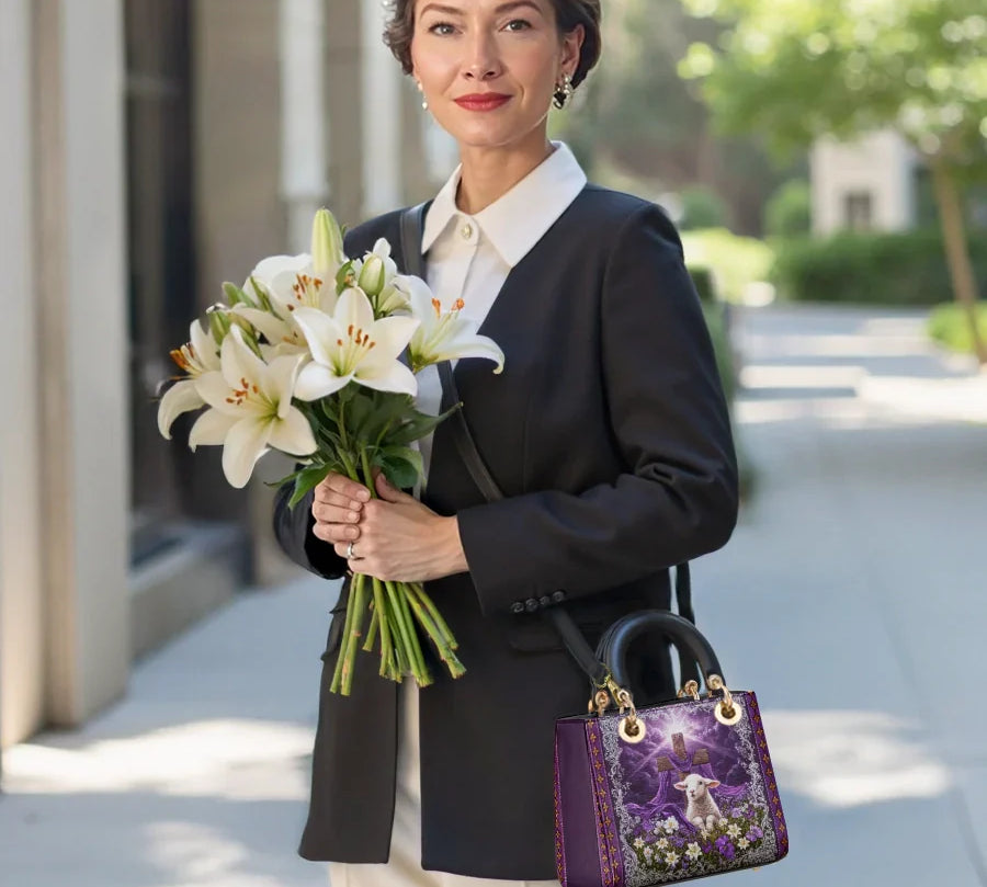 Catholight Eternal Hope Lady Leather Bag