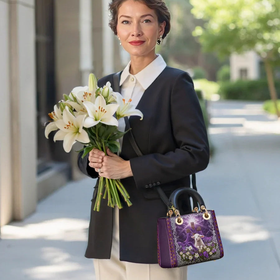 Catholight Eternal Hope Lady Leather Bag