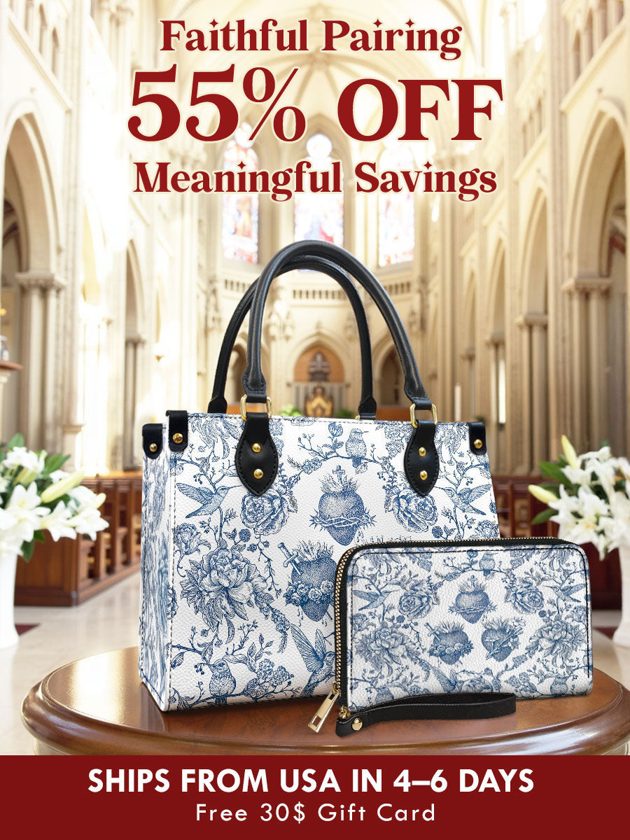 Catholight Sacred Elegance: Blue and White Devotion Bundle