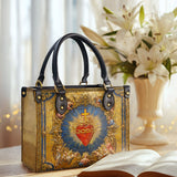 Catholight  Sacred Heart of Divine Love Leather Bag