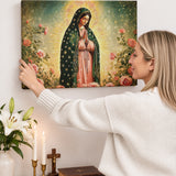 Catholight Roses of Guadalupe Canvas Wall Art