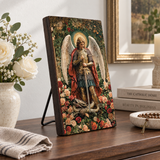 Catholight Archangel's Triumph Devotional Wooden Art Quote