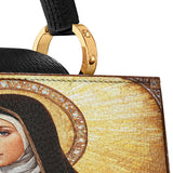 Catholight The Little Flower of Grace  Leather Satchel Bag