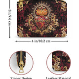 Catholight Sacred Flame Leather Rosary Pouch