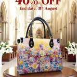 Sac en cuir floral de résurrection Catholight