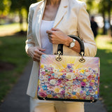 Catholight Floral Resurrection Lady Leather Bag