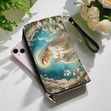 Catholight  Lady Of Lourdes Leather Wallet Purse