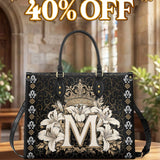 Catholight  The Divine Monogram Leather Bag