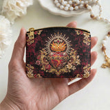 Catholight Sacred Flame Leather Rosary Pouch
