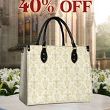 Catholight  The Ave Maria Pattern Leather Bag