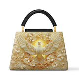 Catholight Wings of Serenity Leather Satchel Bag