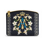 Catholight Crown Of Grace Leather Rosary Pouch