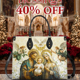 Catholight Holy Family Sacred Leather Bag