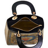 Catholight Sacred Heart of Divine Lady Leather Bag