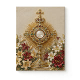 Catholight Eucharistic Bloom Canvas Wall Art