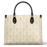 Catholight  The Ave Maria Pattern Leather Bag