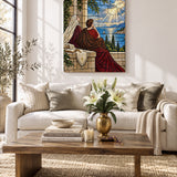 Catholight St. Monica Vision of Ostia Canvas Wall Art