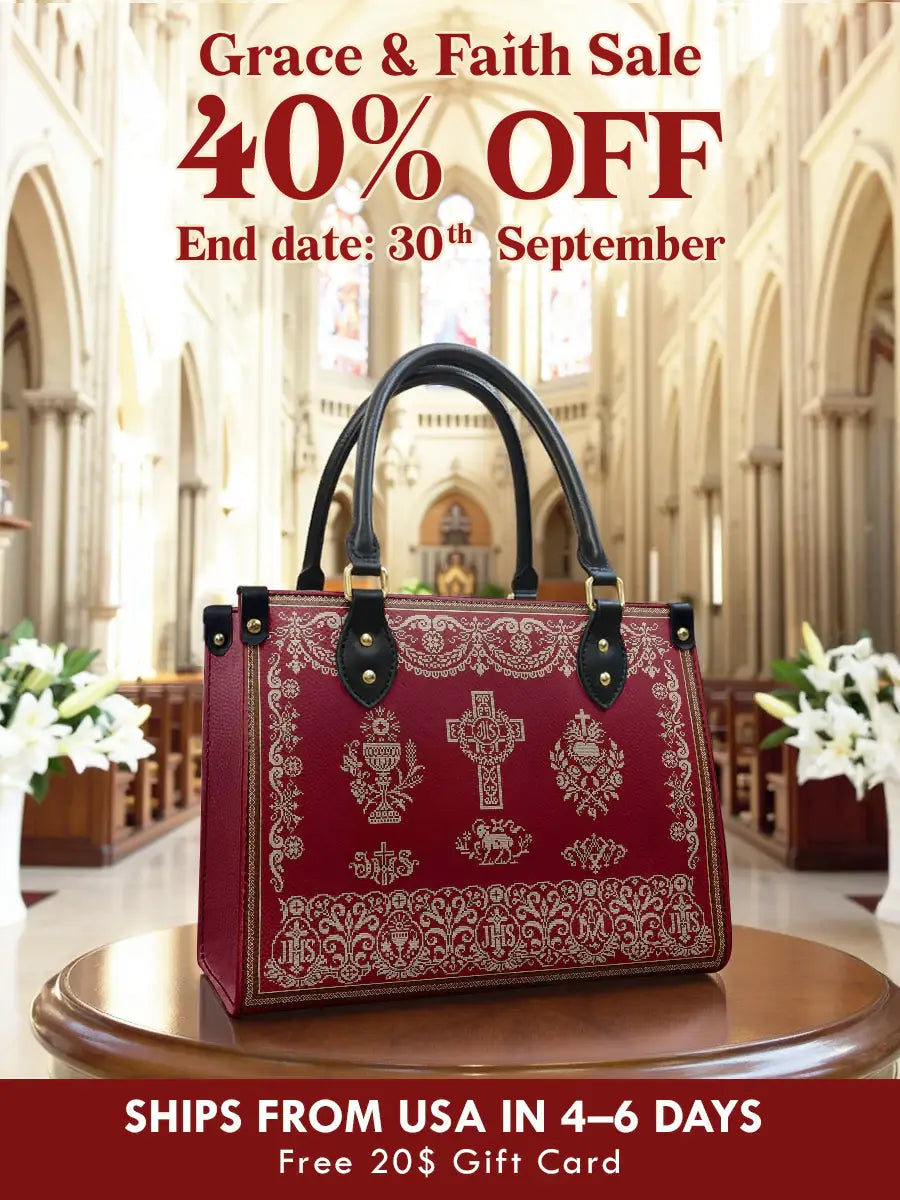 Catholight  Liturgical Elegance Leather Bag