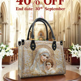 Catholight  Heavenly Grace In Radiant Splendor Leather Bag