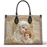 Catholight Heavenly Grace In Radiant Splendor Leather Bag