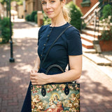 Catholight  Halo Of Roses Leather Bag