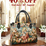 Borsa in pelle Catholight Halo Of Roses
