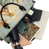 Catholight  The Crescent of Serenity Leather Bag