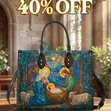 Catholight Holy Nativity Leather Bag